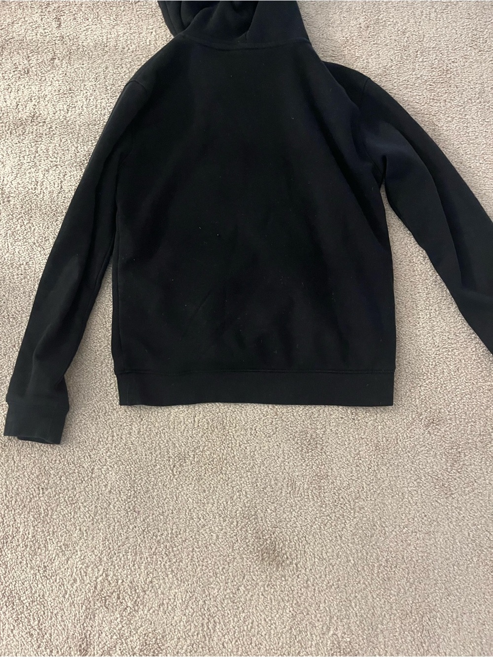 H&M Men's Black Crewneck Hoodie Sweater